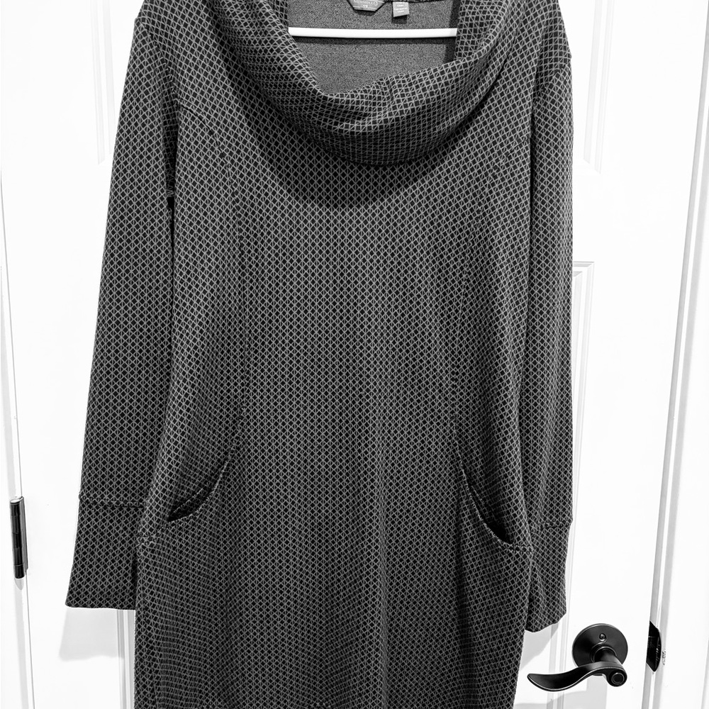 Merrell Women's Midi Dress in Charcoal Gray